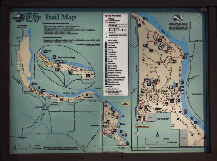 Wild River State Park Trail Map